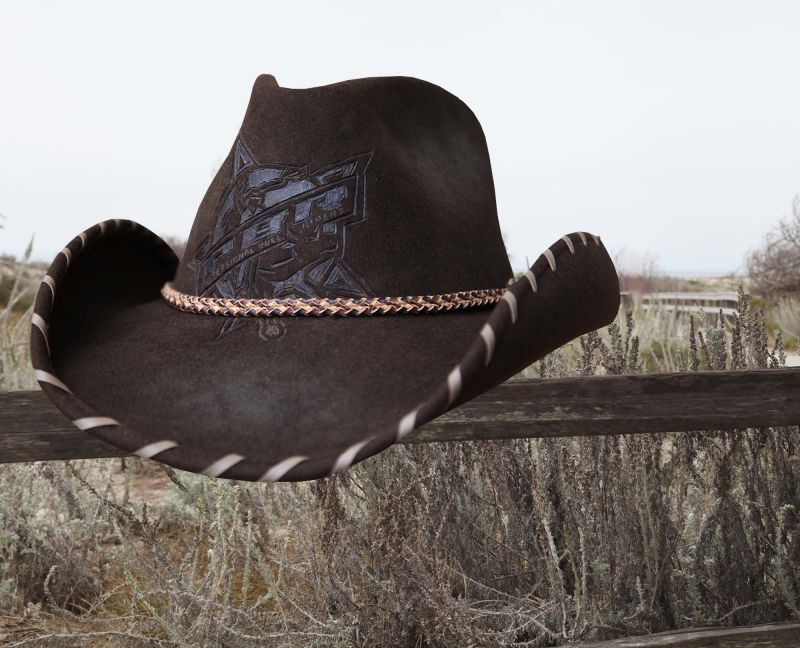 画像: PBR プロフェッショナル ブルライダース ウール カウボーイ ハット（ブラウン）/PBR Cowboy Hat(Brown)