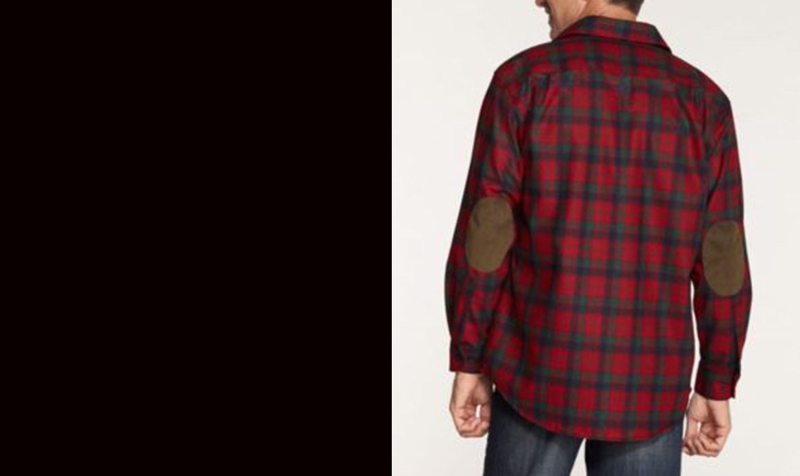 画像: ペンドルトン ウール シャツ・エルボーパッチ トレイルシャツ レッド ・ブラック オンブレ/Pendleton Trail Shirt (Red Black Ombre)