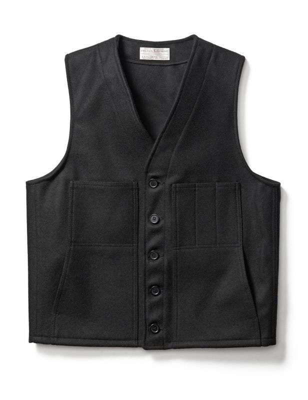 画像: フィルソン マッキーノ ウールベスト（ブラック）38/Filson Mackinaw Wool Vest(Black)