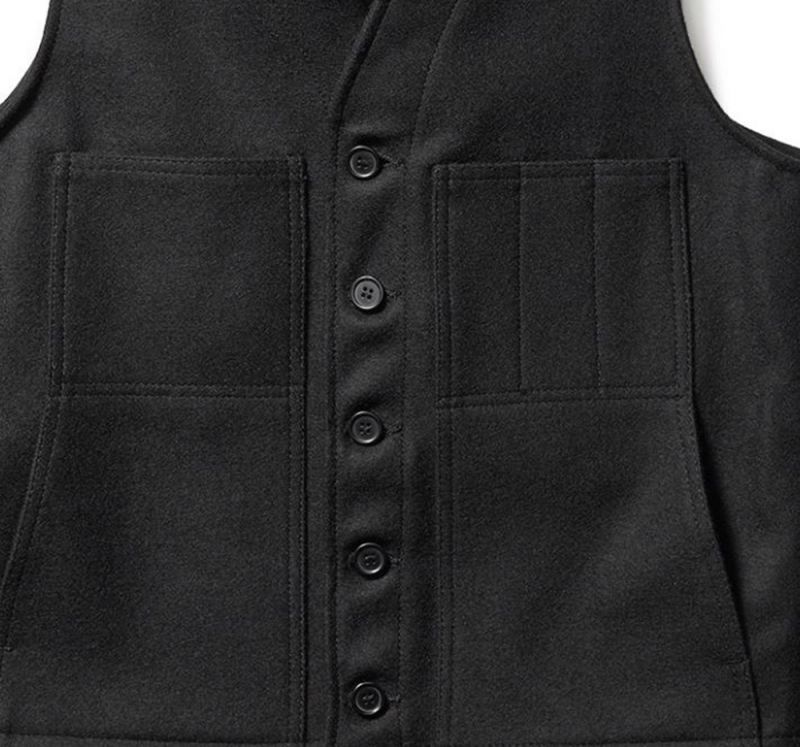 画像: フィルソン マッキーノ ウールベスト（ブラック）38/Filson Mackinaw Wool Vest(Black)