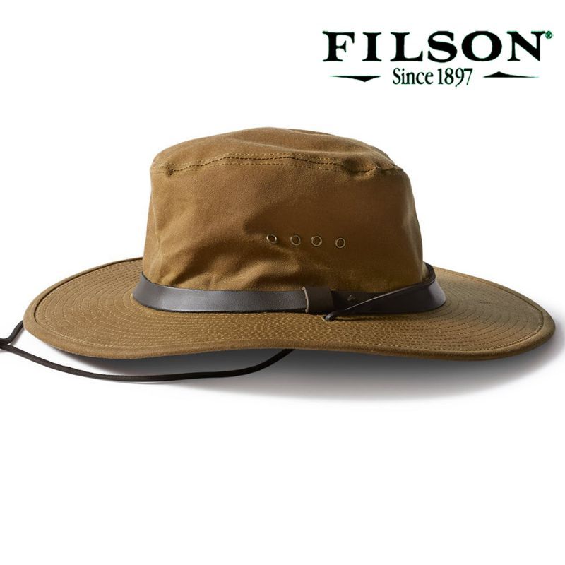 画像1: フィルソン オイルフィニッシュ ブッシュ ハット/Filson Tin Bush Hat(Tan)