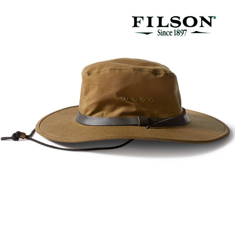画像: フィルソン オイルフィニッシュ ブッシュ ハット/Filson Tin Bush Hat(Tan)