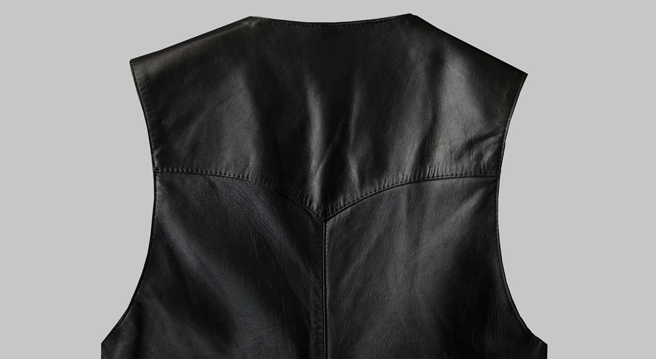 画像: コンチネンタル レザー ウエスタン レザーベスト（ブラック）/Continental Leather Fashions Western Leather Vest(Black)  