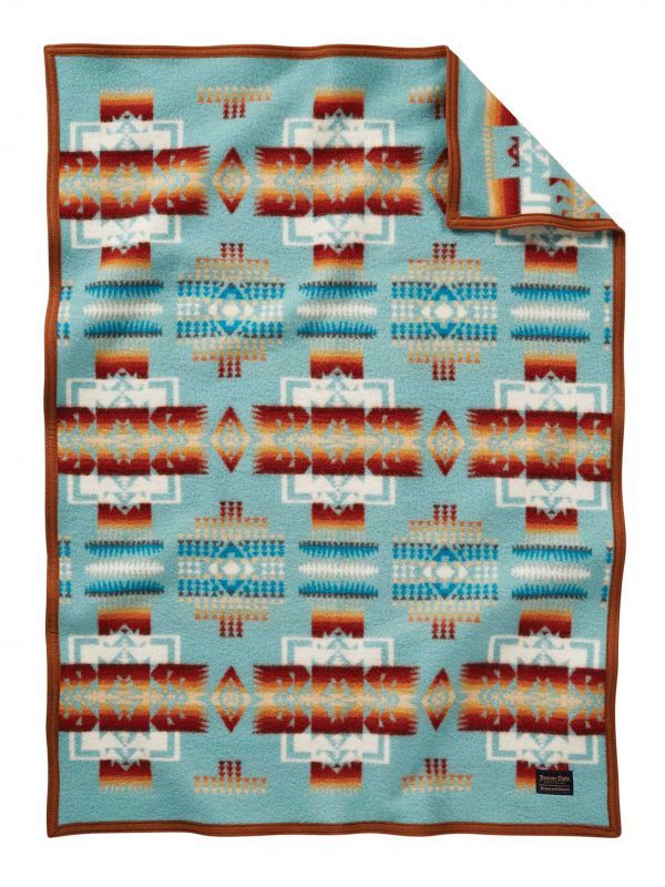 画像: ペンドルトン チーフジョセフ ムチャチョ ブランケット（アクア）/Pendleton Chief Joseph Muchacho Blanket(Aqua)