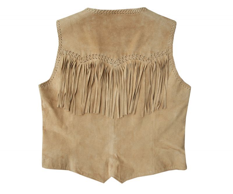 画像: スカリー ウエスタン フリンジ ベスト（ビーズ・タン）XS/Scully Fringe Vest(Women's)