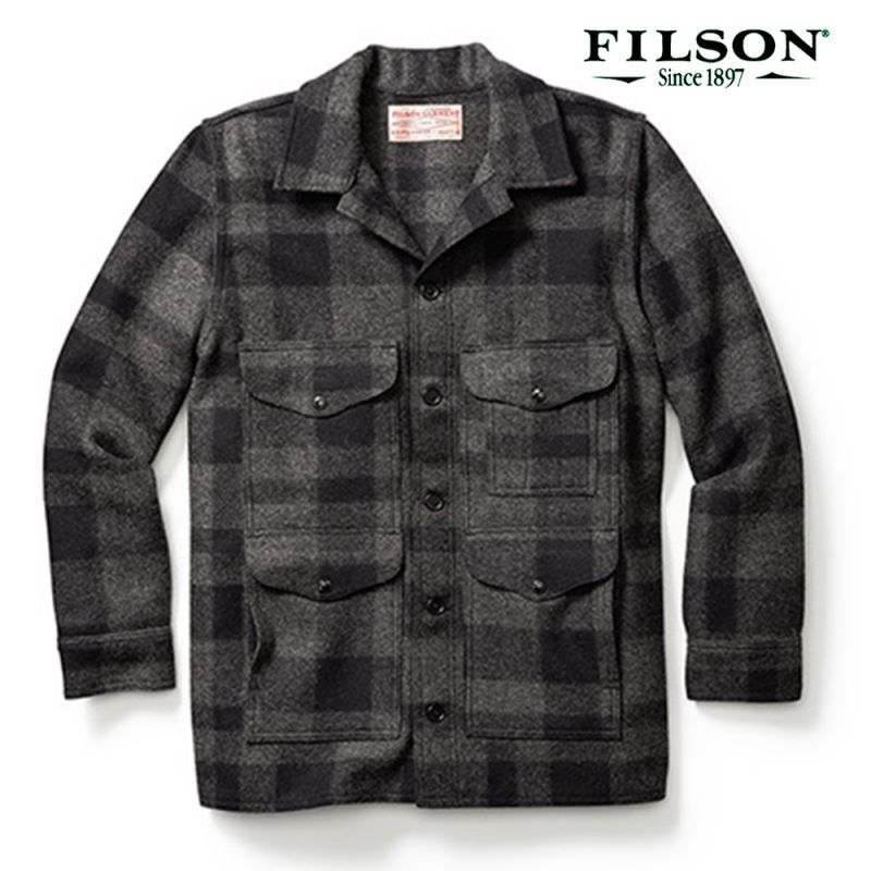 限定値下早い者勝ち！サイズ36限定色ブラック FILSON マッキーノクルーザー