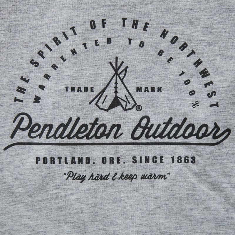 画像2: ペンドルトン アウトドア 半袖 Tシャツ ティーピー(グレー)L/Pendleton SS T-shirt Teepee(Grey)