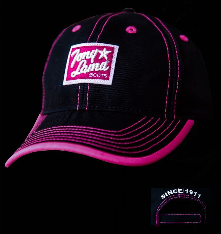 画像: トニーラマ ブーツ キャップ（ブラック・ピンク）/Tony Lama Boots Cap