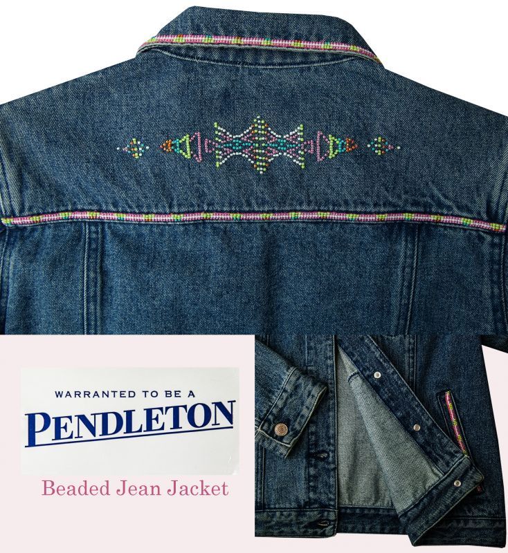 画像: ペンドルトン ビーズ ジーンズ ジャケット/Pendleton Beaded Jean Jacket