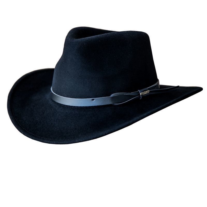 画像: ブルハイド クラッシャブル ロールアップ プレミアムウール アウトドアハット ボイジャー/VOYAGER（ブラック）/Bullhide Outland Crashable Rolled Up Premium Wool Hat(Black)