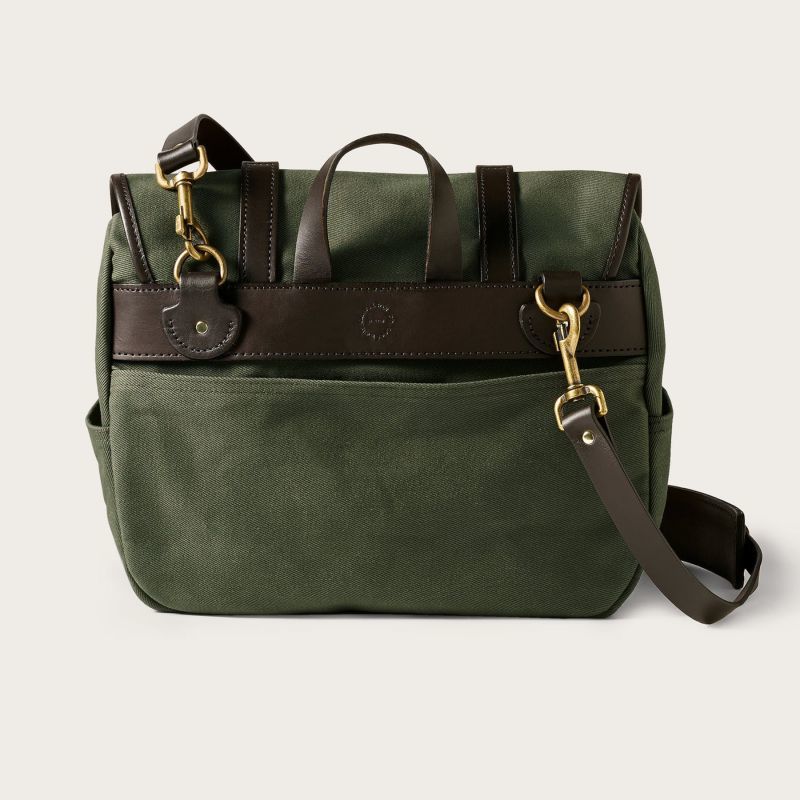 画像2: フィルソン ミディアム フィールド バッグ・ラージ ショルダー バッグ（オッターグリーン）/Filson Medium Field Bag(Otter Green)