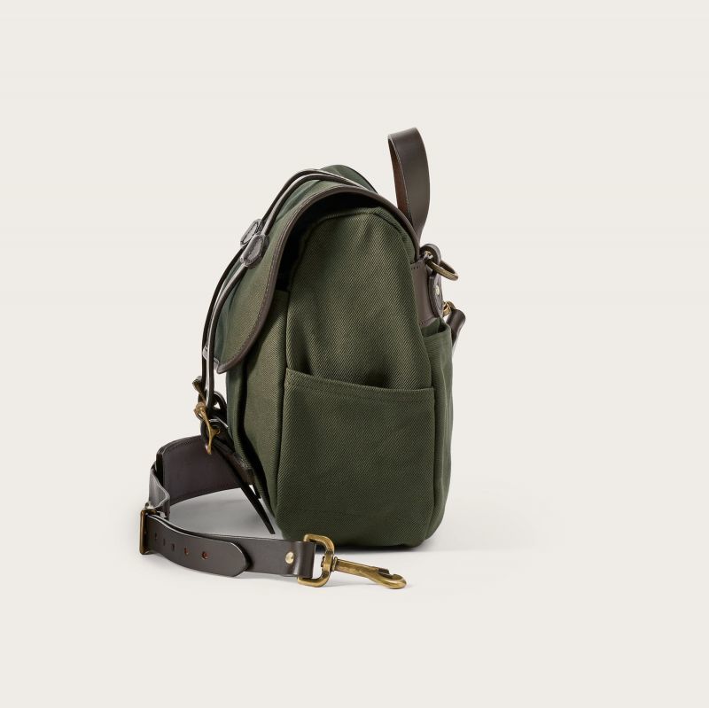 画像4: フィルソン ミディアム フィールド バッグ・ラージ ショルダー バッグ（オッターグリーン）/Filson Medium Field Bag(Otter Green)