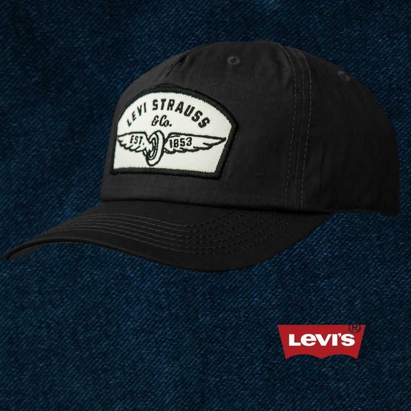画像: リーバイス ロゴパッチ キャップ（ブラック）/Levi's Baseball Cap(Black)
