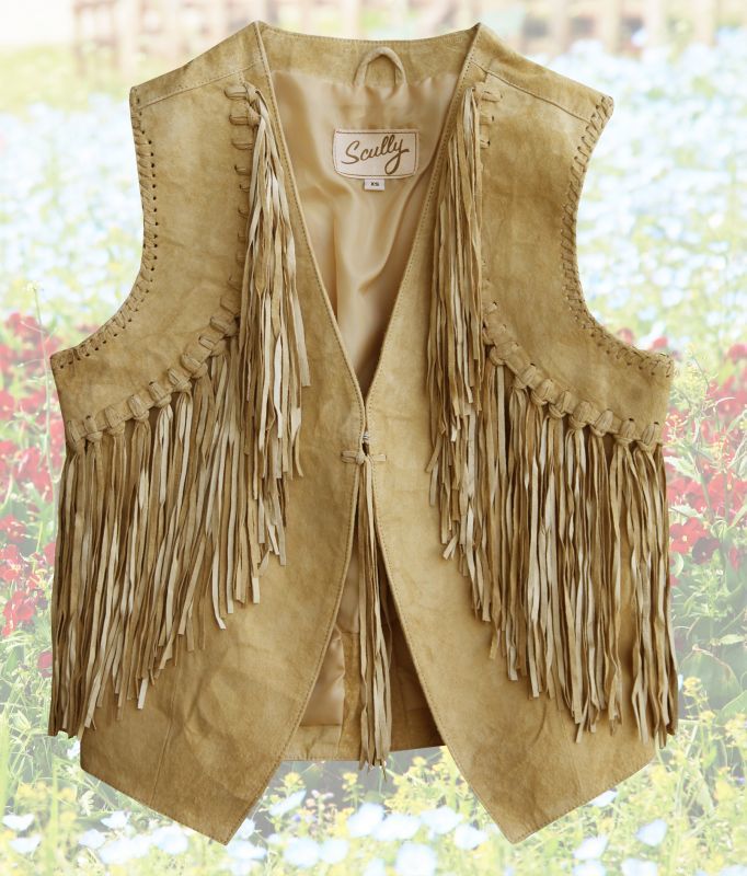 画像: スカリー ウエスタン フリンジ ベスト（シャミー）/Scully Western Fringe Vest(Women's)