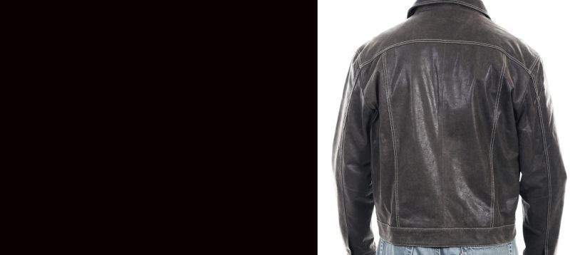 画像: スカリー レザー ジージャンスタイル ジャケット（ダークブラウン）S/Scully Leather Jean Jacket(Dark Brown)