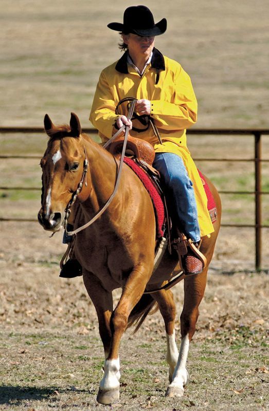 サドルスリッカー・乗馬用レインコート（イエロー）/M&F Western 