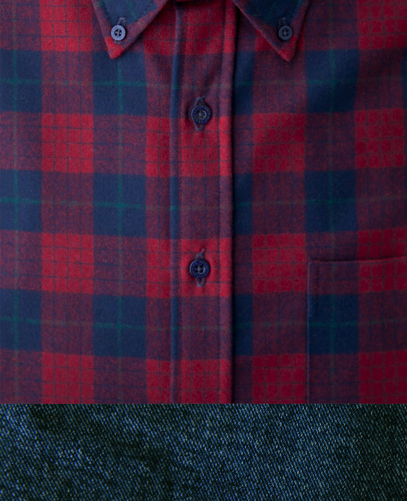 画像2: ペンドルトン ウール シャツ・ファイアーサイドシャツ（長袖・ロビンソン ドレス タータン）M/Pendleton Fireside Shirt (Robinson Dress Tartan)