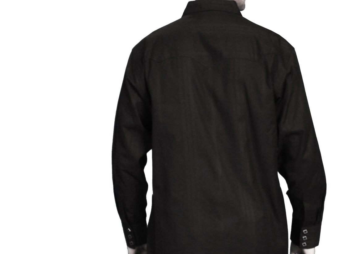 画像2: スカリー ウエスタン シャツ（長袖/ブラック）/Scully Long Sleeve Western Shirt Black(Men's)