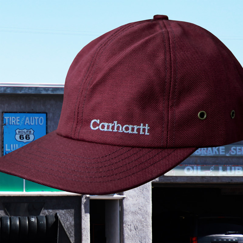 画像: カーハート ロゴ キャップ（ワイン）/Carhartt Logo Cap(Wine)