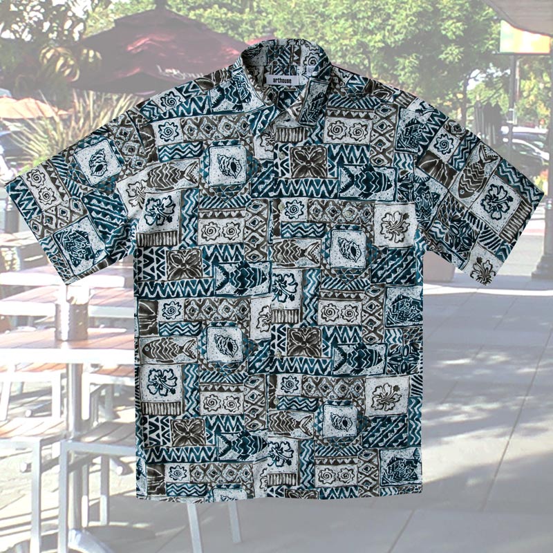 画像: アートハウス 半袖 フィッシュ プリントシャツ/Arthouse Fish Print Shortsleeve Shirt