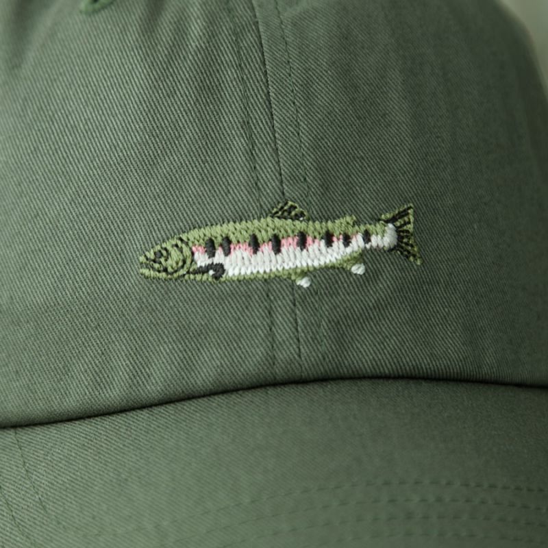 画像: コロンビアスポーツウェア 刺繍 キャップ（レインボートラウト/グラス）/Columbia Sportswear Cap(Grass/Rainbow Trout)