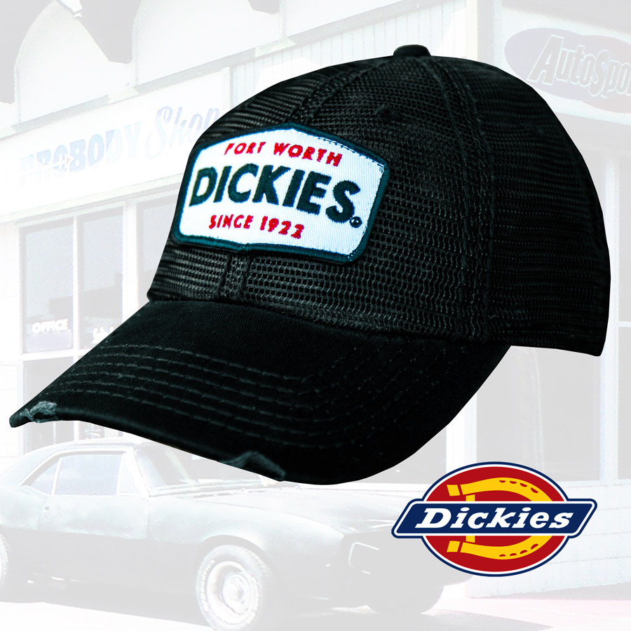 画像3: ディッキーズ ロゴパッチ メッシュ キャップ（ブラック）/Dickies Mesh Cap(Black)