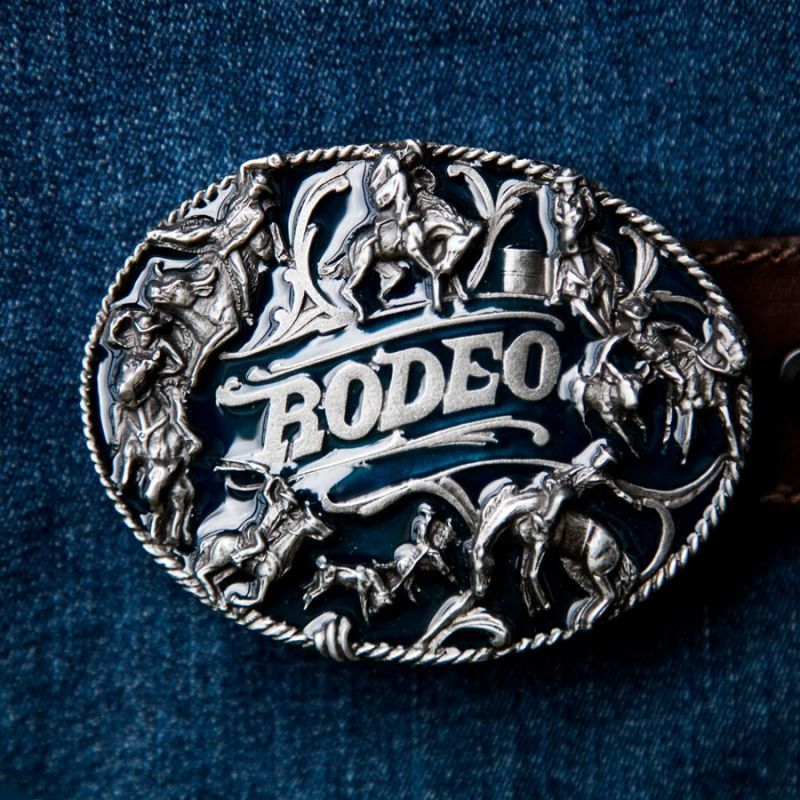 画像: ベルト バックル ロデオ ロープボーダー/Belt Buckle