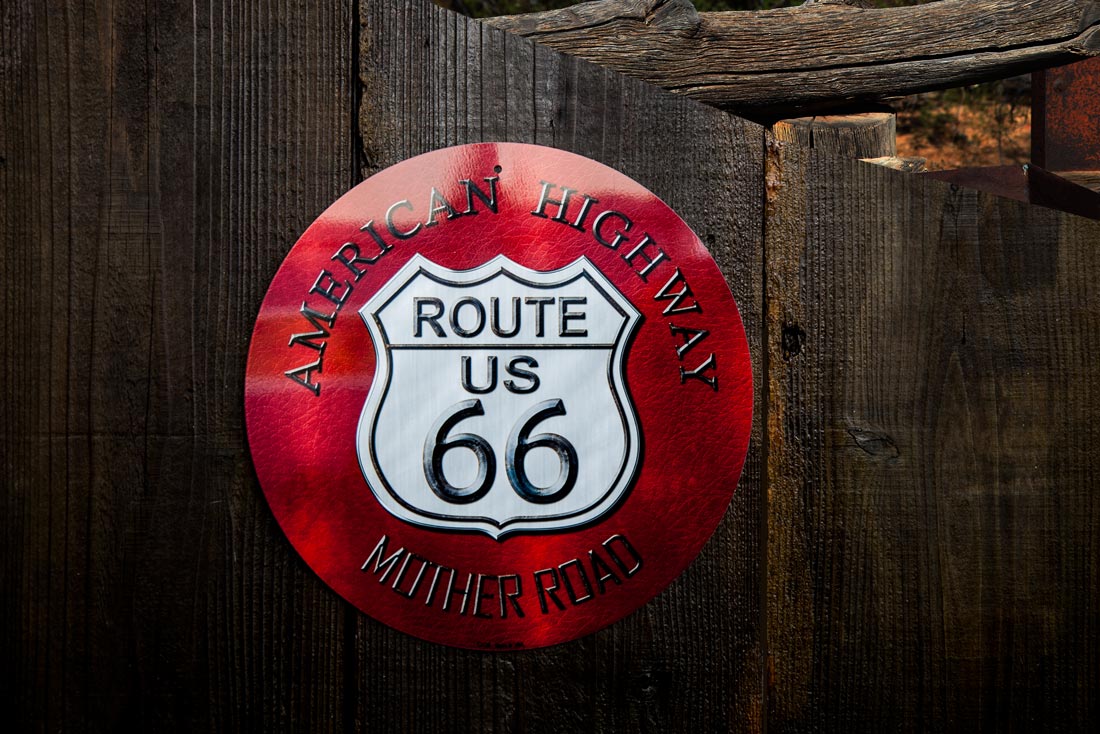 画像: ルート66 アメリカン ハイウェイ メタルサイン/Metal Sign Route 66 AMERICAN HIGHWAY