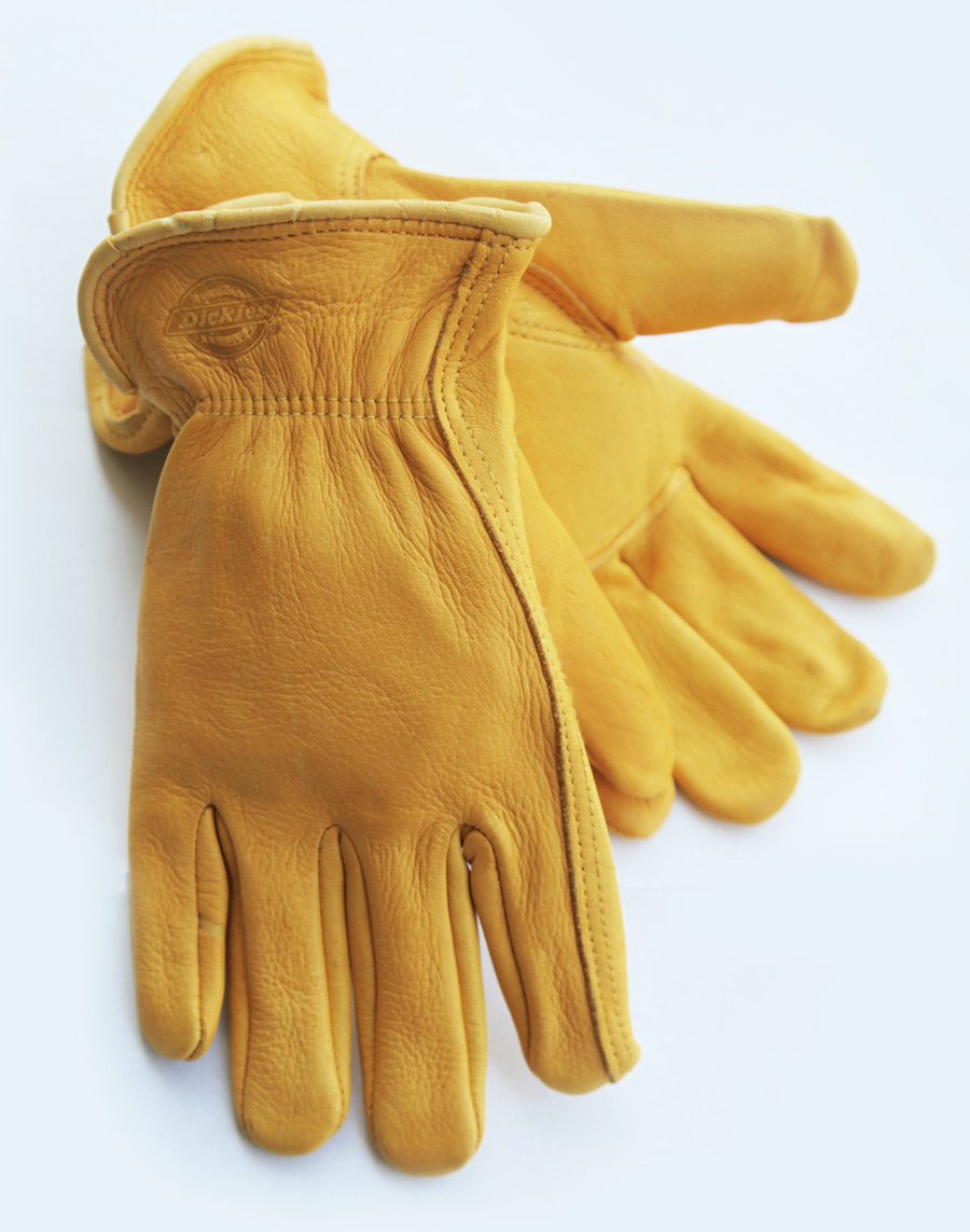 画像: ディッキーズ ディアスキン グローブ（鹿皮手袋・裏地なし）M/Dickies Genuine Deerskin Leather Gloves(Pine Yellow)