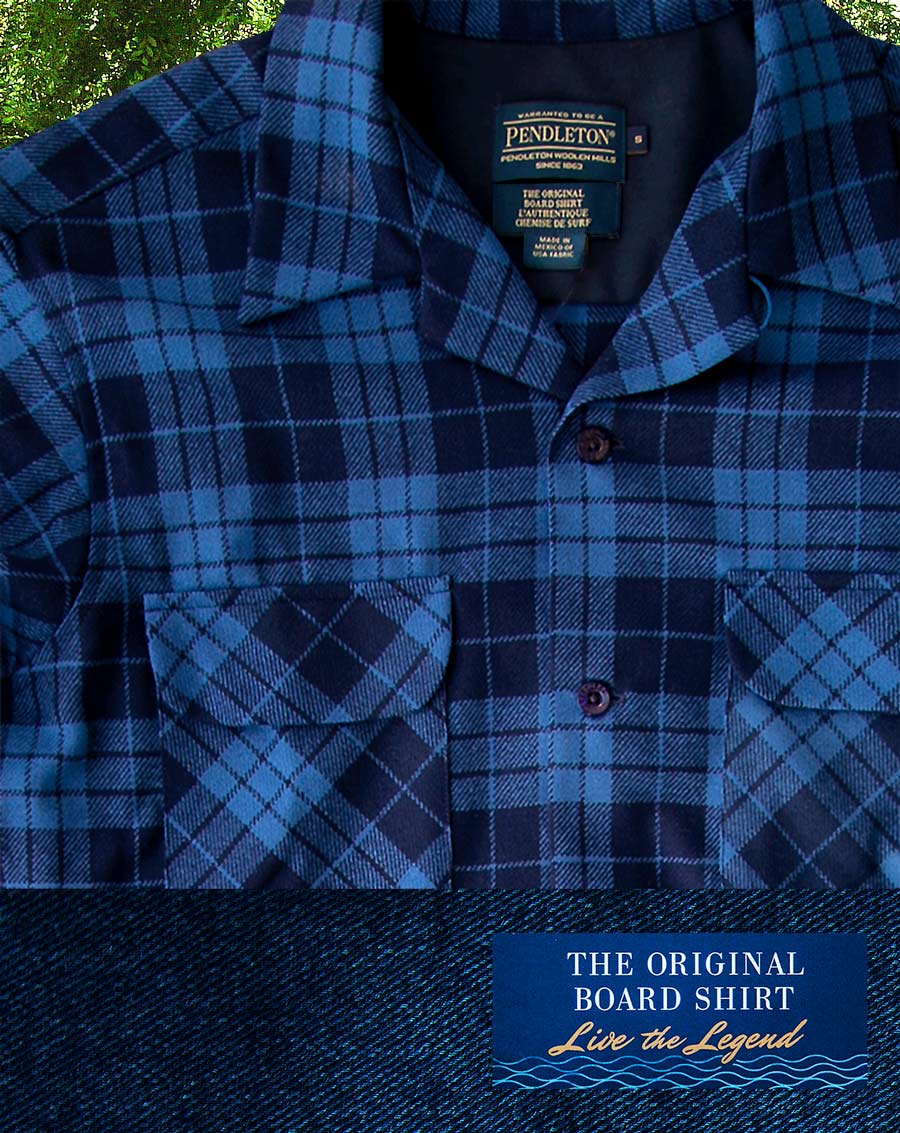 画像: ペンドルトン ウールシャツ ボードシャツ ブループラッド XS・S/Pendleton Board Shirt