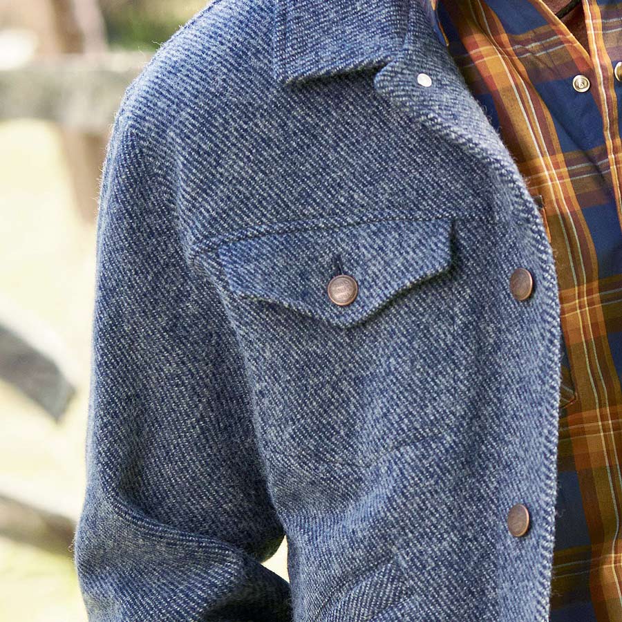 画像2: ペンドルトン ウールデニム ジーンジャケット（ダークブルーデニム）/Pendleton Jacket