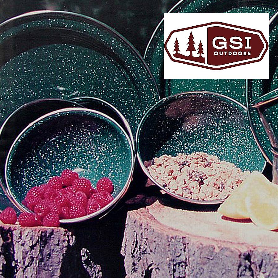 画像: ジーエスアイ ほうろう スープ ボウル（フォレストグリーン）/GSI Enamelware Mixing Bowl(Forest Green) 