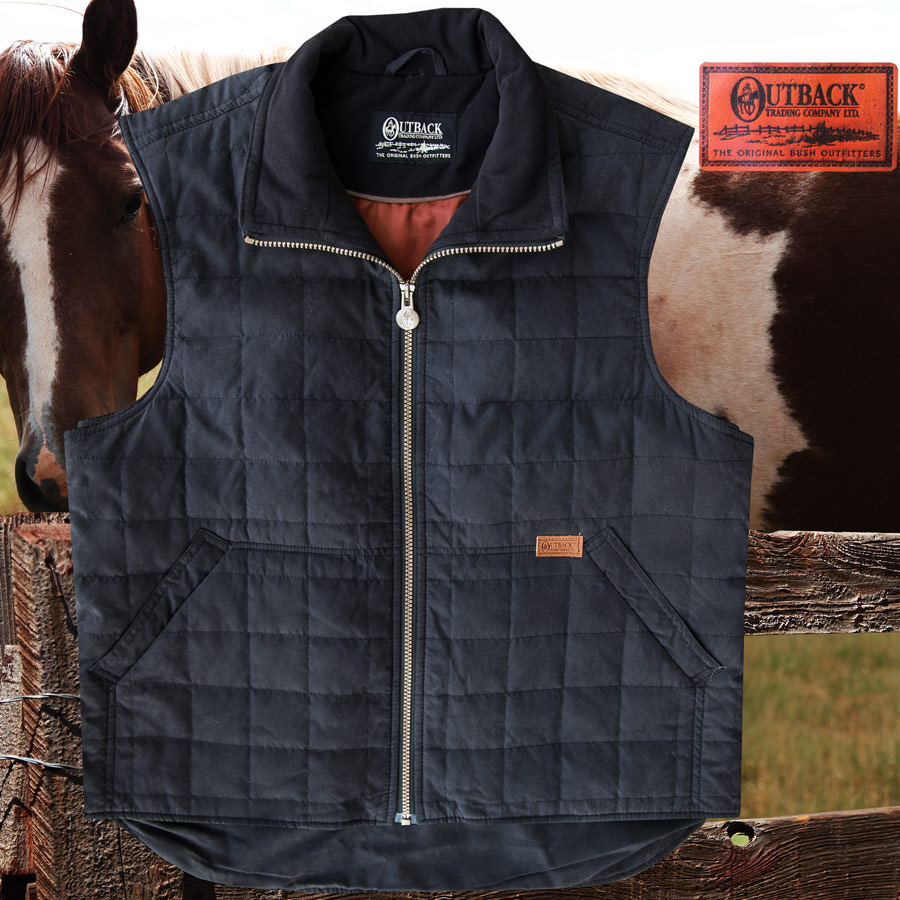 アウトバック トレーディング コンフォーテンプ ベスト（ブラック）L/Outback Trading Comfortemp Vest(Black)