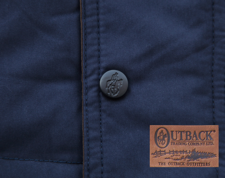 画像: アウトバック トレーディング カウボーイ ダウン ベスト（ネイビー）/Outback Trading Down Vest(Navy)