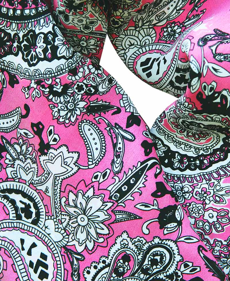 画像: カウボーイ 大判スカーフ ワイルドラグ ペイズリー ピンク/100% Silk Wild Rags(Paisley/Pink)