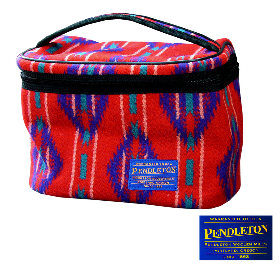 画像: ペンドルトン ウール トラベル キット ケース（レッド）/Pendleton Travel Case(Red)