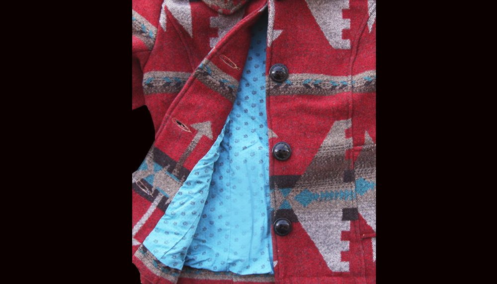 画像3: トゥルーグリット イエローストーン アズテック カントリージャケット（レディース・レッド）/True Grit Yellowstone Jacket(Red)
