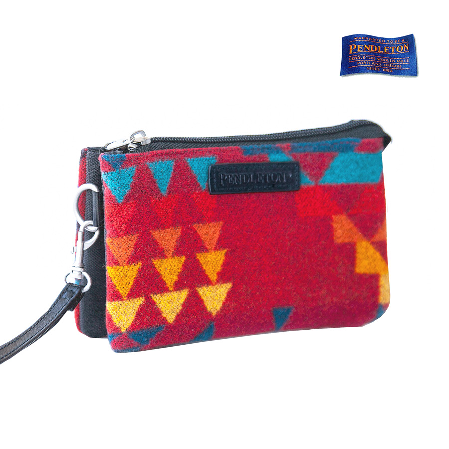 ペンドルトン スリーポケットキーパー ポーチ 小物入れ(レッド)/Pendleton Three-Pocket Keeper