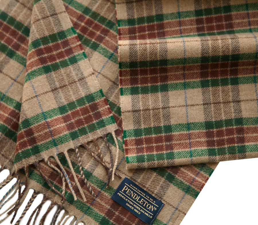 画像: ペンドルトン ピュアバージンウール マフラー（レンジャープラッド）/Pendleton Whisperwool Muffler Ranger Plaid