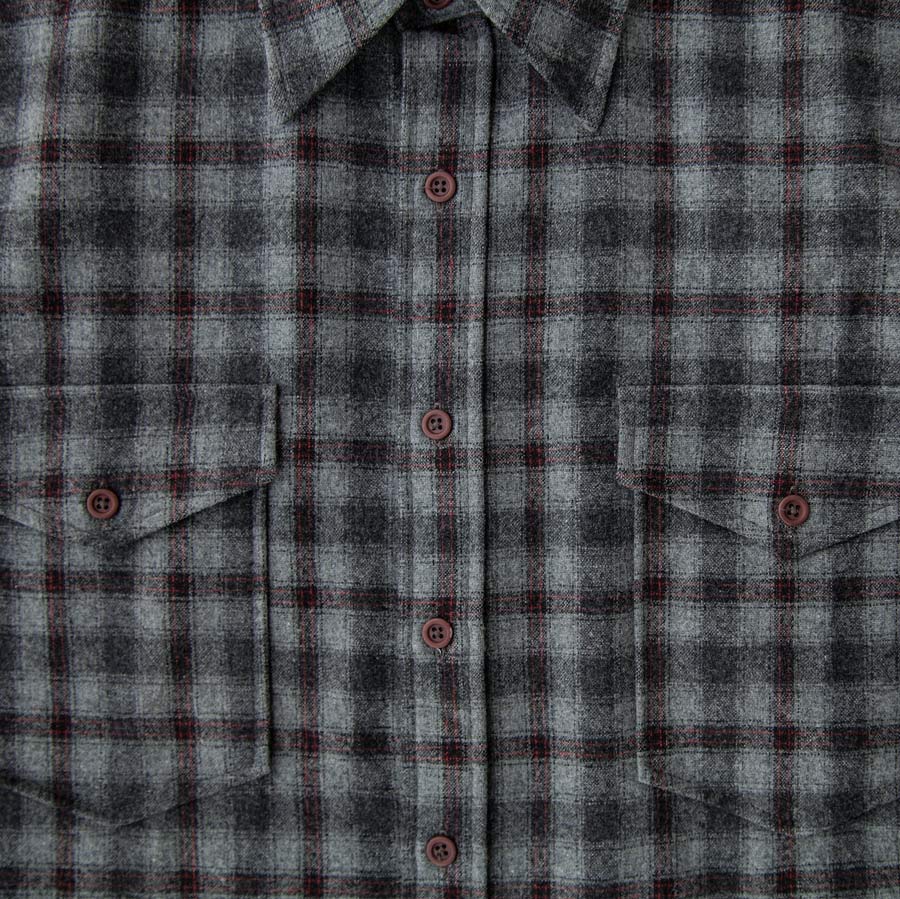 画像: ペンドルトン ウールシャツ・ガイドシャツ・アウトドアシャツ グレー・ブラックS/Pendleton Guide Shirt