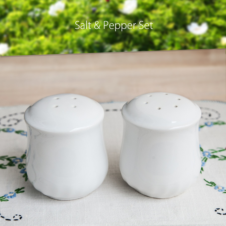 画像1: コレール コーディネーツ ソルト＆ペッパーセット（ホワイト）/Corelle Coordinates Salt&Pepper Set(White)