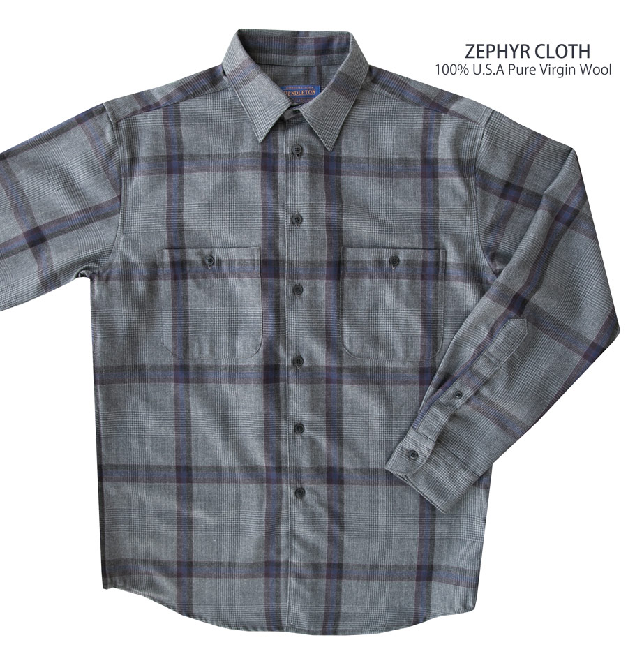 画像3: ペンドルトン ゼファークロス ピュアーバージンウール シャツ（ブラック・ピンクプラッド）S/Pendleton Zephyr Cloth Wool Shirt(Black/Pink Plaid)