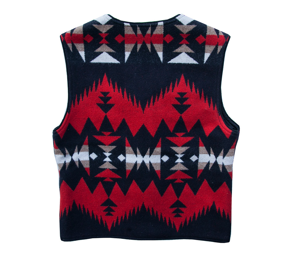 画像: ペンドルトン レディース ウール ベスト（ブラック・レッド）XS/Pendleton Wool Vest(Women's)