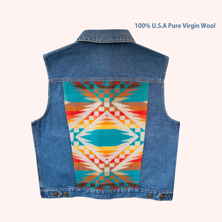 画像4: ペンドルトン デニム ベスト デニム・ターコイズ（レディース）M/Pendleton Denim Vest