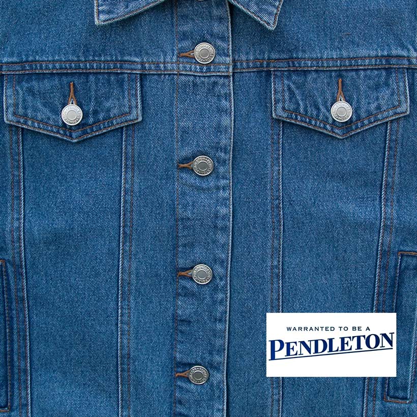 画像: ペンドルトン デニム ベスト デニム・ピンク（レディース）/Pendleton Denim Vest