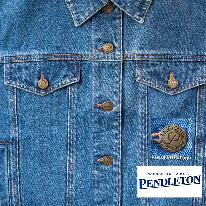 画像2: ペンドルトン デニム ベスト デニム・ターコイズ（レディース）M/Pendleton Denim Vest