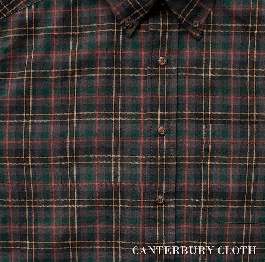 画像: ペンドルトン コットン・ウール カンタベリー クロス ボタンダウンシャツ（長袖 ブラウン）S/Pendleton Canterbury Cloth Button-Down Shirt(Brown Plaid)