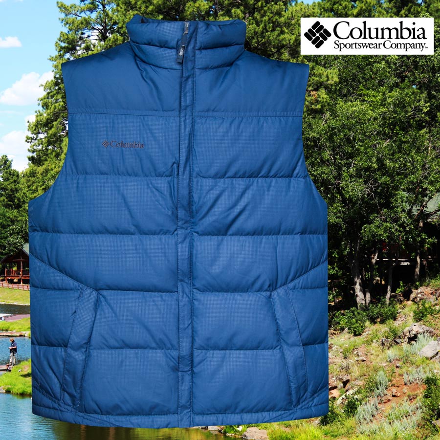 画像1: コロンビア ダウン ベスト（カーボンブルー）M/Columbia Down Vest(Carbon)