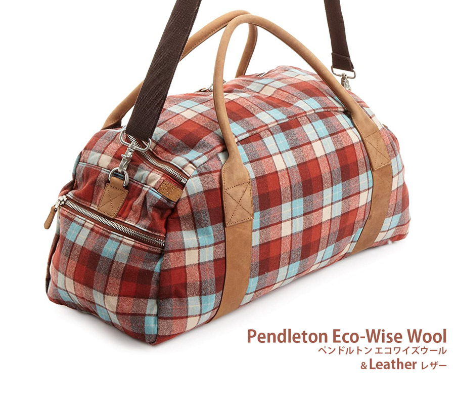 画像3: ペンドルトン トラベラー ダッフルバッグ＜旅行かばん トラベルバッグ＞（ラスト ビーチボーイズ プラッド）/Pendleton The Traveler Duffle Bag