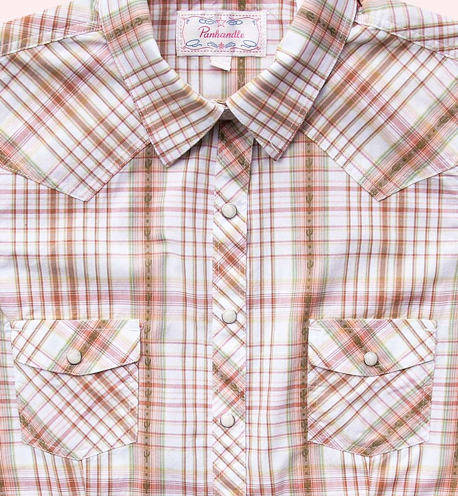 画像: パンハンドルスリム カクタス ウエスタンシャツ（ピンク ・レディース・半袖）/Panhandle Slim Short Sleeve Western Shirts Cuctus/Pink(Women's)